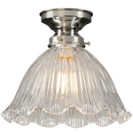 044 Hallophane 9" Clear Batten Fix by Lode Lighting