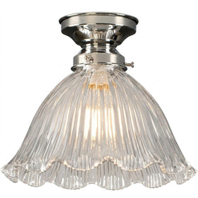 044 Hallophane 9" Clear Batten Fix by Lode Lighting