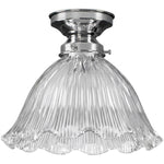 044 Hallophane 9" Clear Batten Fix by Lode Lighting