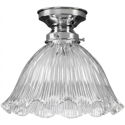 044 Hallophane 9" Clear Batten Fix by Lode Lighting