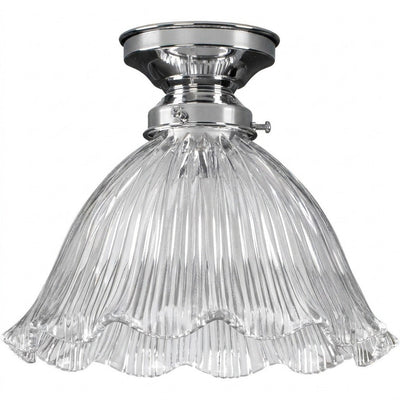 044 Hallophane 9" Clear Batten Fix by Lode Lighting