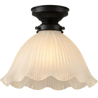 044 Hallophane 9" Frost Batten Fix by Lode Lighting