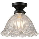 044 Hallophane 9" Clear Batten Fix by Lode Lighting