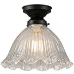 044 Hallophane 9" Clear Batten Fix by Lode Lighting