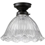 044 Hallophane 9" Clear Batten Fix by Lode Lighting