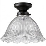 044 Hallophane 9" Clear Batten Fix by Lode Lighting