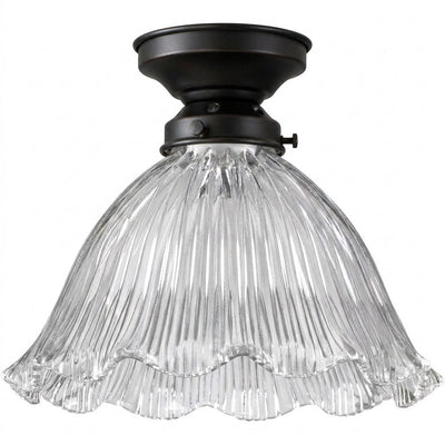044 Hallophane 9" Clear Batten Fix by Lode Lighting