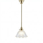 044 Hallophane 9" Clear on Rod Set 1/2" x 1/2m by Lode Lighting