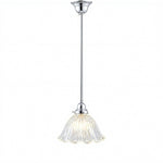 044 Hallophane 9" Clear on Rod Set 1/2" x 1/2m by Lode Lighting