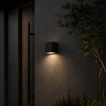 Lorsa Single Exterior LED Wall Light — lifestyle