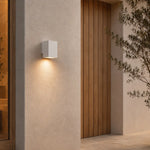 Lorsa Single Exterior LED Wall Light — lifestyle