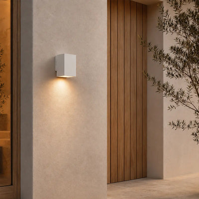 Lorsa Single Exterior LED Wall Light — lifestyle