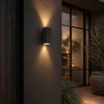 Lorsa Up-Down Exterior LED Wall Light — lifestyle
