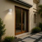 Lorsa Single Exterior LED Wall Light — lifestyle