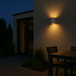 Lorsa Up-Down Exterior LED Wall Light — lifestyle