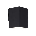 Lorsa Single Exterior LED Wall Light — Black