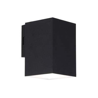 Lorsa Single Exterior LED Wall Light — Black