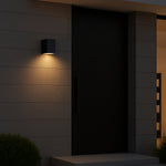 Lorsa Single Exterior LED Wall Light — lifestyle