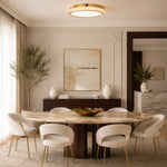 Lucent 60Cm 128W 3Cct LED Oyster Ceiling Light — lifestyle