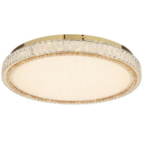 Lucent 60Cm 128W 3Cct LED Oyster Ceiling Light — Gold