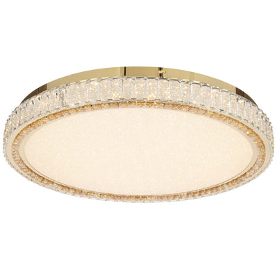 Lucent 60Cm 128W 3Cct LED Oyster Ceiling Light — Gold