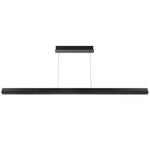 Lucid LED Pendant Light 1800mm in Black or Wood