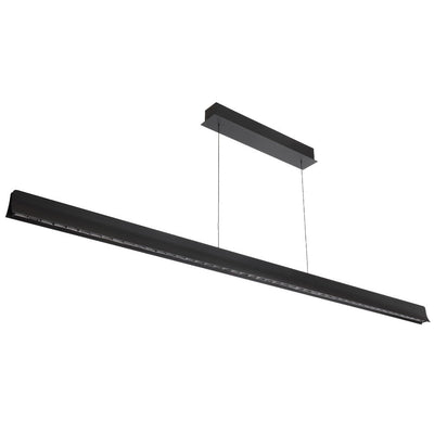 Lucid LED Pendant Light 1800mm in Black or Wood