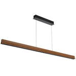 Lucid LED Pendant Light 1800mm in Black or Wood