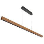 Lucid LED Pendant Light 1800mm in Black or Wood