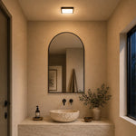 Lunos 23Cm 18W 3Cct Square LED Oyster Dimmable Ceiling Light — lifestyle