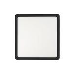 Lunos 23Cm 18W 3Cct Square LED Oyster Dimmable Ceiling Light — Black