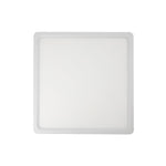 Lunos 23Cm 18W 3Cct Square LED Oyster Dimmable Ceiling Light — White