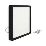 Lunos 30Cm 24W 3Cct Square LED Oyster Dimmable Ceiling Light