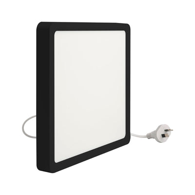 Lunos 30Cm 24W 3Cct Square LED Oyster Dimmable Ceiling Light