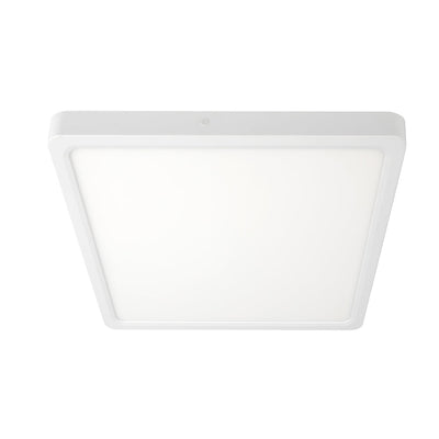 Lunos 30Cm 24W 3Cct Square LED Oyster Dimmable Ceiling Light
