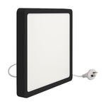 Lunos 40Cm 30W 3Cct Square LED Oyster Dimmable Ceiling Light