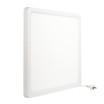 Lunos 40Cm 30W 3Cct Square LED Oyster Dimmable Ceiling Light