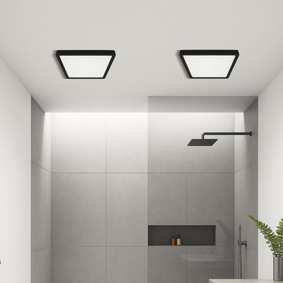 Lunos 23Cm 18W 3Cct Square LED Oyster Dimmable Ceiling Light — lifestyle