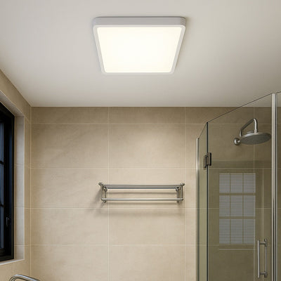 Lunos 30Cm 24W 3Cct Square LED Oyster Dimmable Ceiling Light — lifestyle