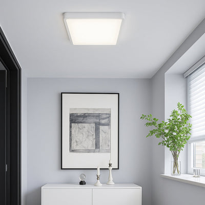Lunos 40Cm 30W 3Cct Square LED Oyster Dimmable Ceiling Light — lifestyle