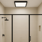 Lunos 40Cm 30W 3Cct Square LED Oyster Dimmable Ceiling Light — lifestyle