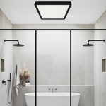 Lunos 40Cm 30W 3Cct Square LED Oyster Dimmable Ceiling Light — lifestyle
