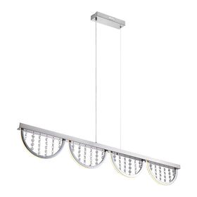 Luxia 120Cm Pendant Light — Chrome