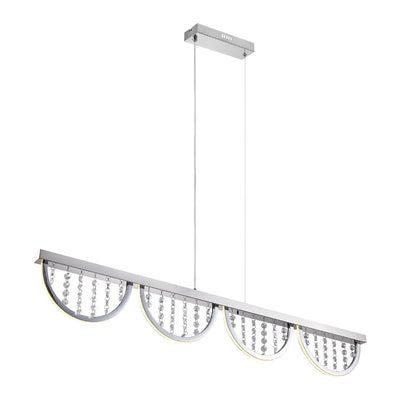 Luxia 120Cm Pendant Light — Chrome