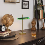 Lyman Touch Table Lamp Antique Gold, Gun Metal LYMAN TL — lifestyle