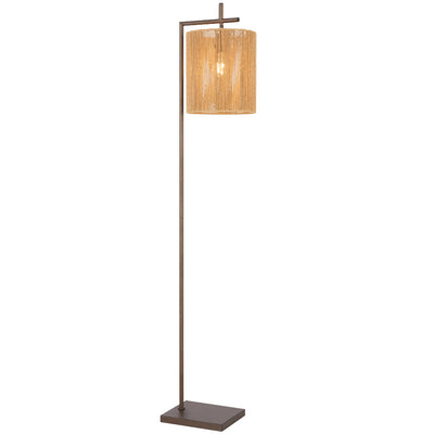Lyndra Floor Lamp — Bronze| Natural