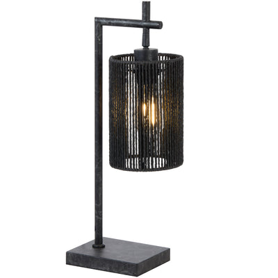 Lyndra Table Lamp — Gun Metal| Black