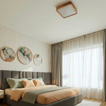 Lyric 50Cm 36W 3Cct Square LED Oyster Step Dimmable Ceiling Light — lifestyle