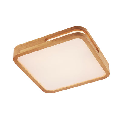 Lyric 40Cm 24W 3Cct Square LED Oyster Step Dimmable Ceiling Light