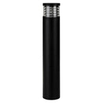Louvred LED Bollard Light CCT Large 24w 1000mm in Black Havit Commercial - HCP-262440